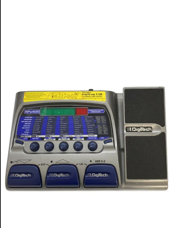Digitech RPx400 Amp Modeler Multi Effects Processor Guitar Effect Pedal