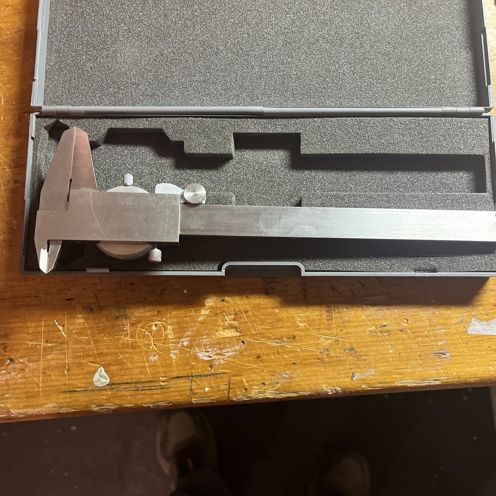 Midway SS Dial Caliper Gauge with Original Case