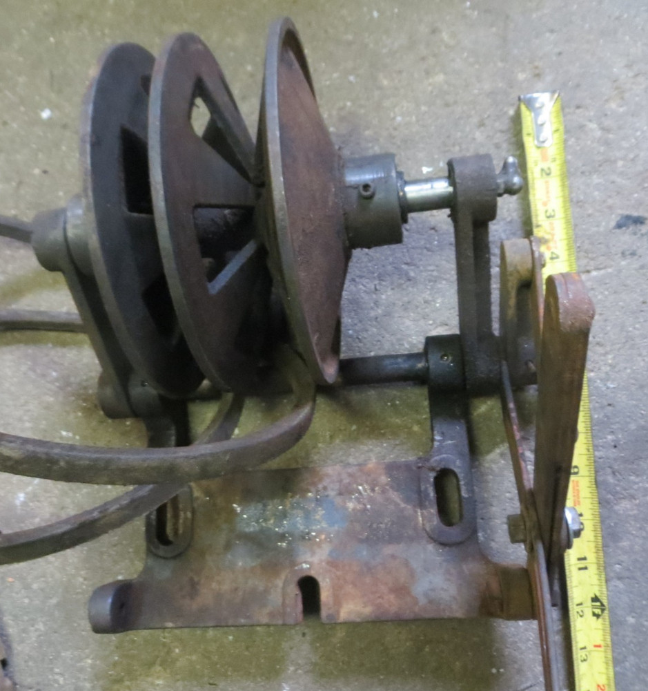 Vintage Variable Speed Drive 7" Pulley System Complete Assembly