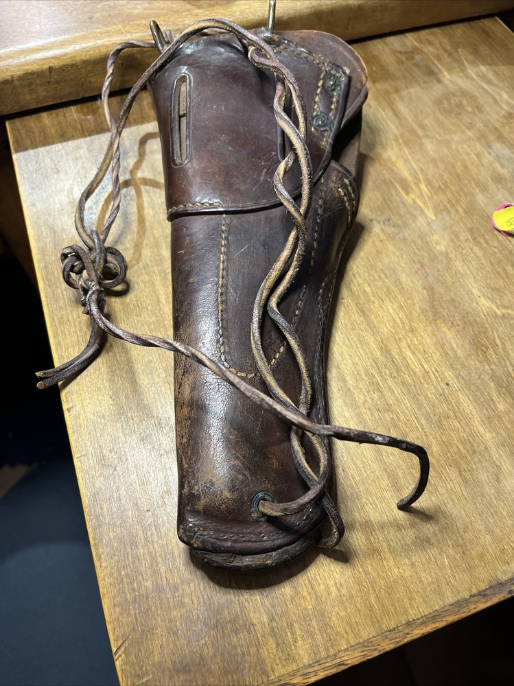 Antique 1918 US Flap Leather Holster