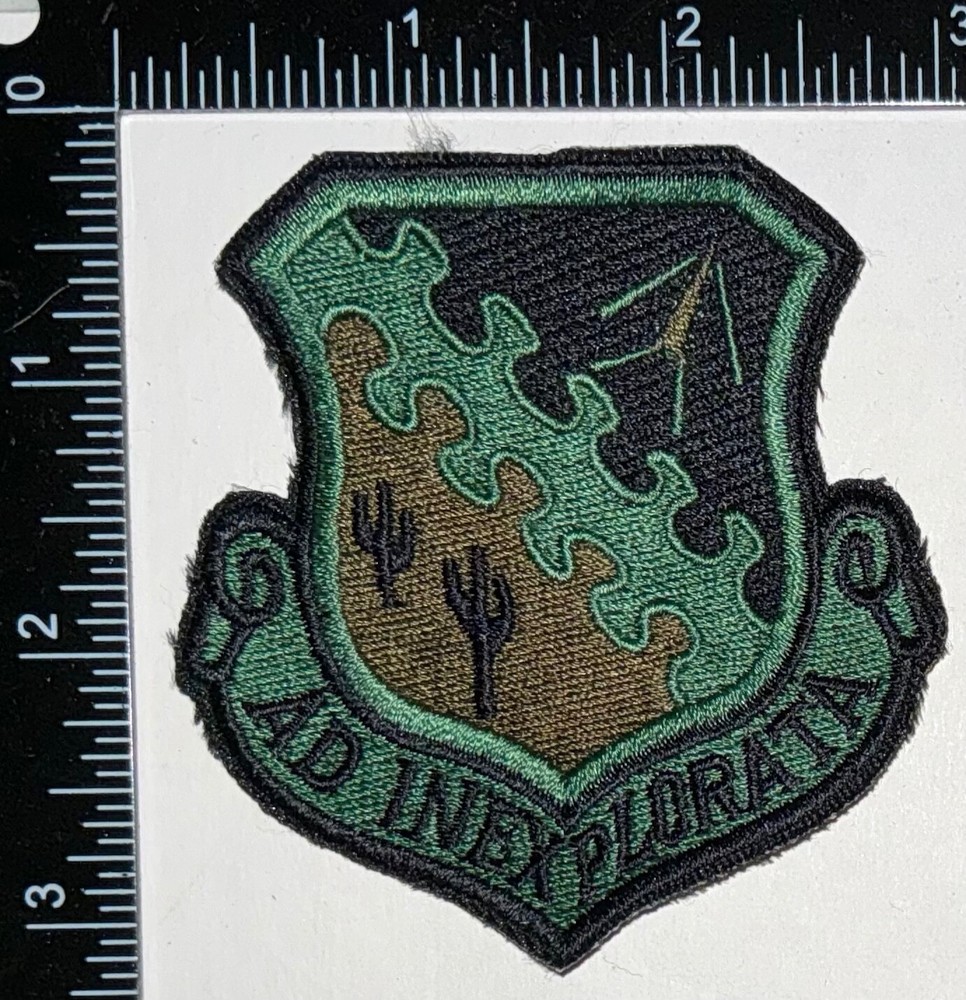 USAF US Air Force Flight Test Center Edwards AFB Base SUBDUED Patch