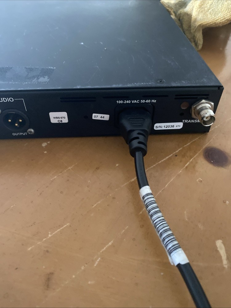 Clear-Com WBS-670 UHF Wireless Intercom System Base Station /C6 Band