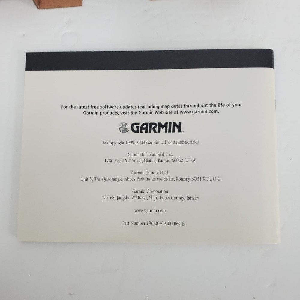 GARMIN METRO GUIDE (B07003763)
