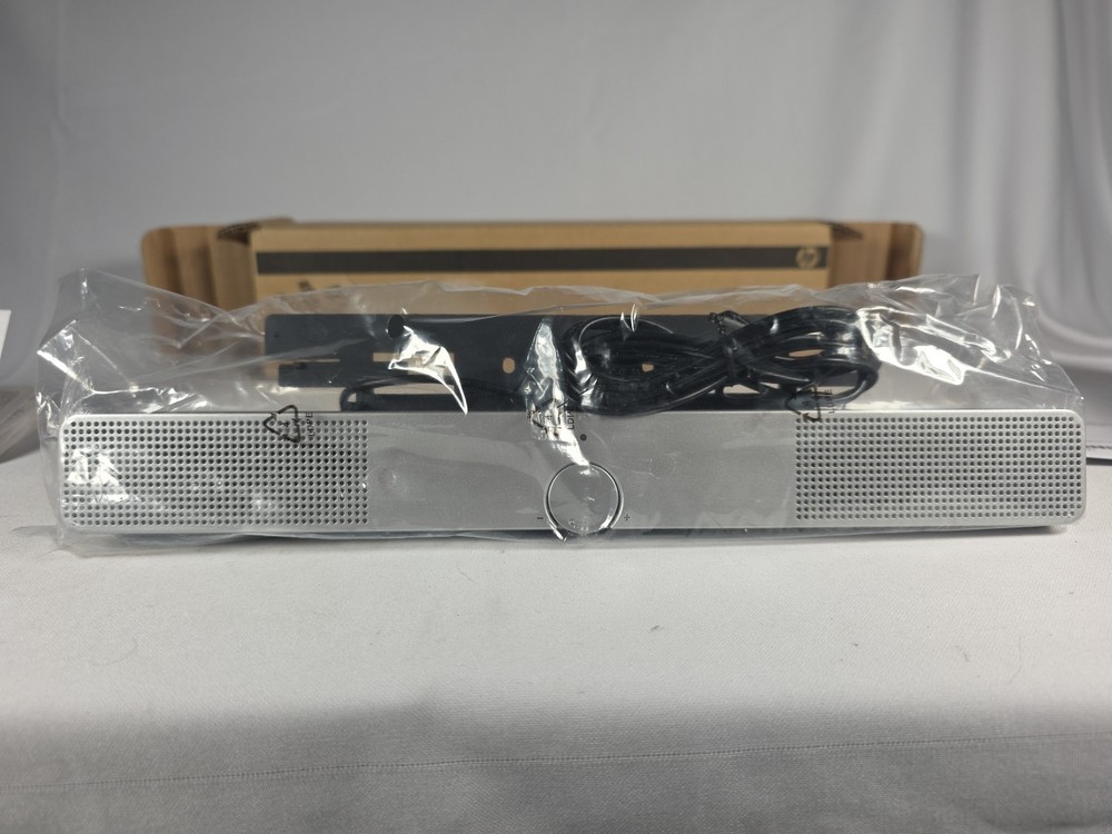 HP Silver Flat Panel Speaker Bar Product SP03A01