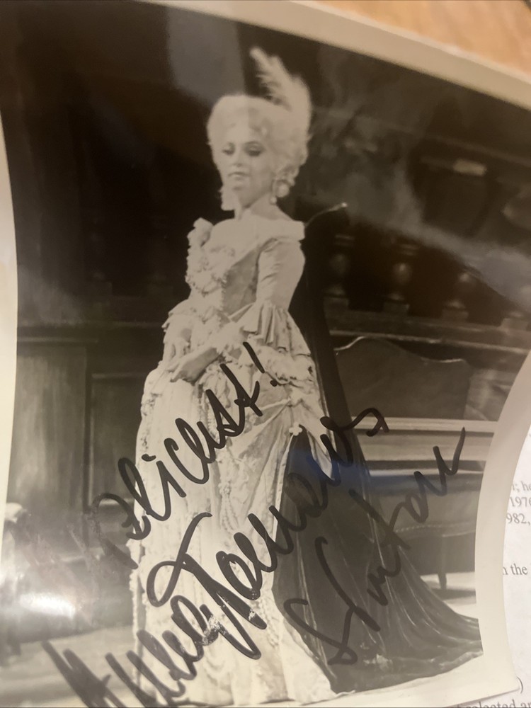Anna Tomowa- Sintow Autograph