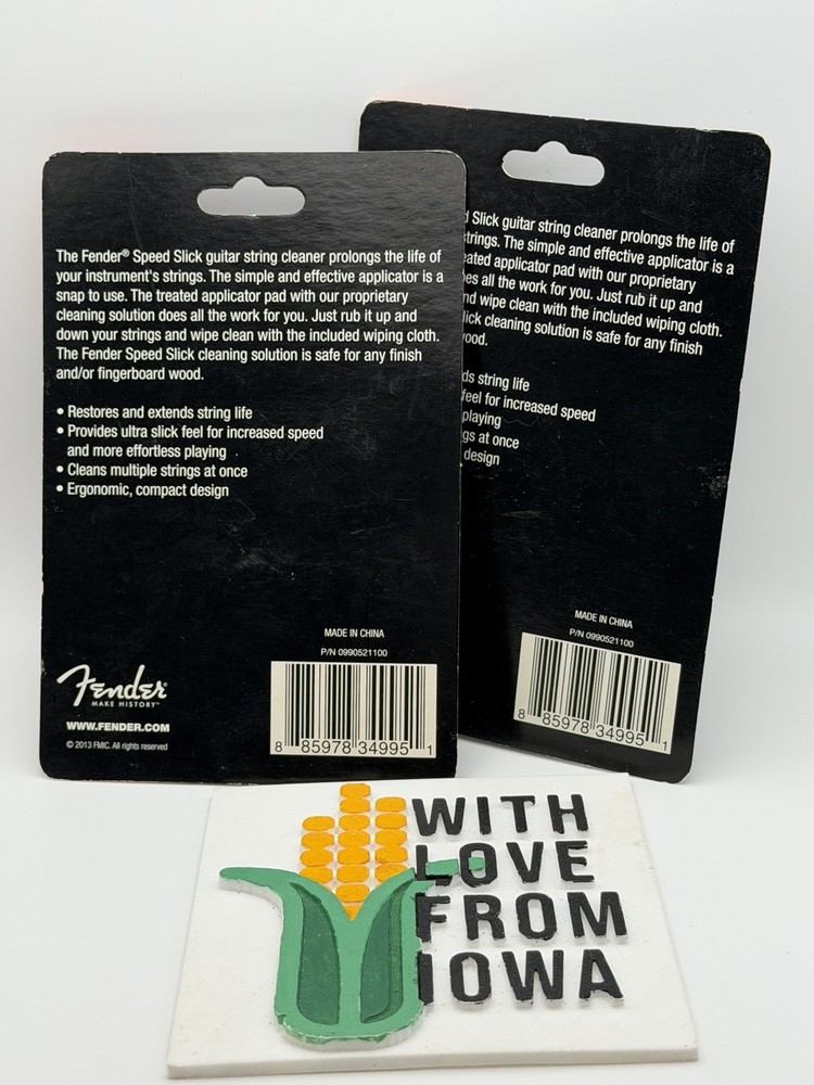 Fender Speed Slick Guitar String Cleaner 2 Pack