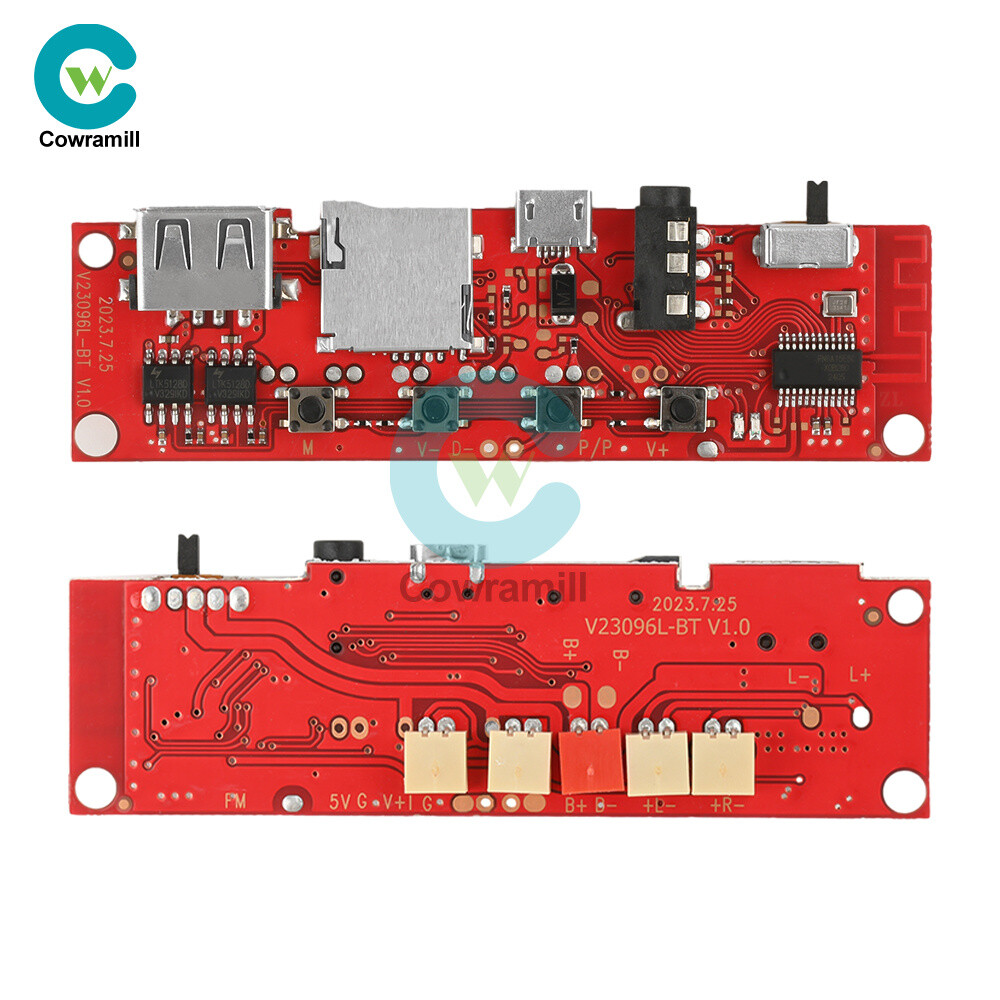 Multifunction Bluetooth Audio Circuit Amplifier Board Module V96 Bi-Amplifier