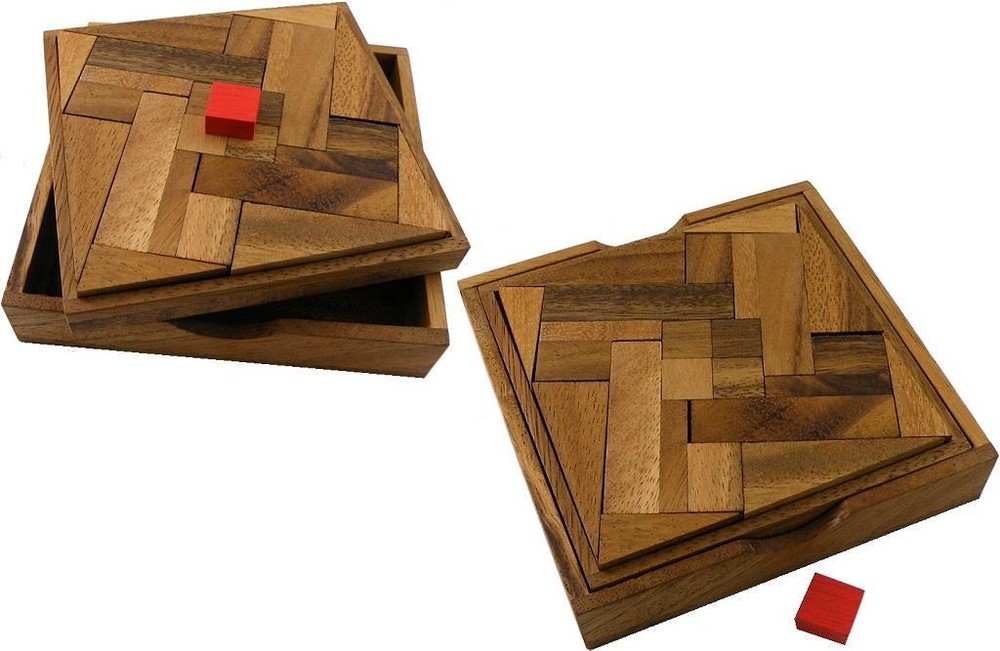 Impossible Square - Wooden Puzzle Brain Teaser