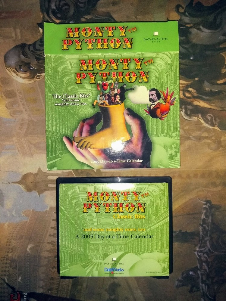 Monty Python 2005 Day At A Time Desk Calendar