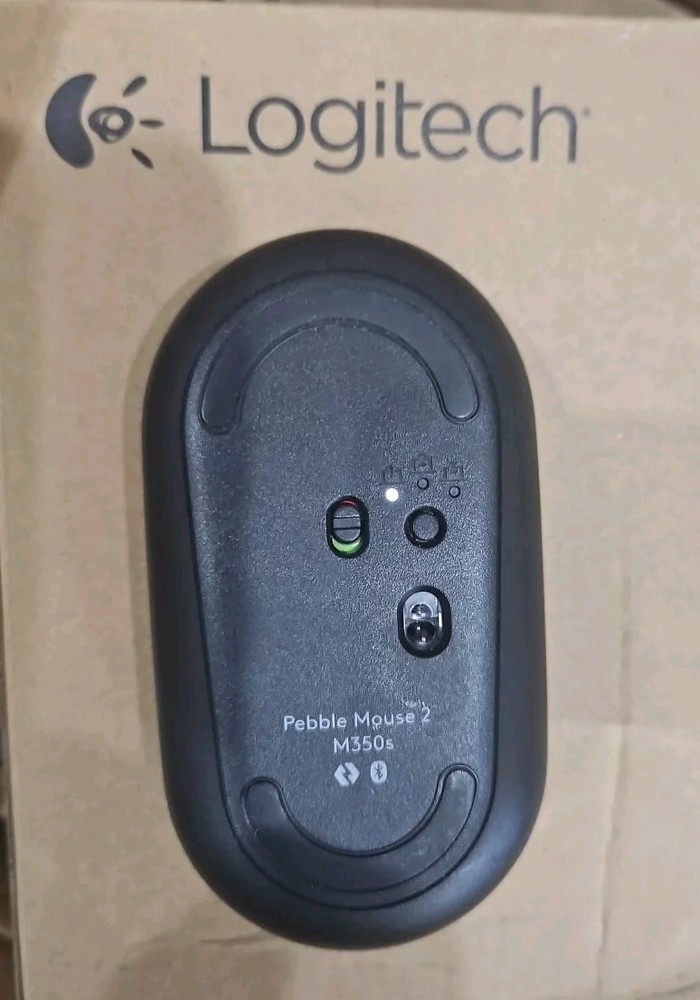 Logitech Pebble Bluetooth PC/MAC Mouse 2 M350S Portable Black 910-007168