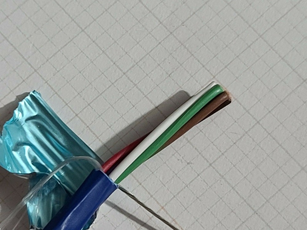 Carol E2206S 18/6C Shielded Control/Communications Cable Plenum Dark Blue /50ft