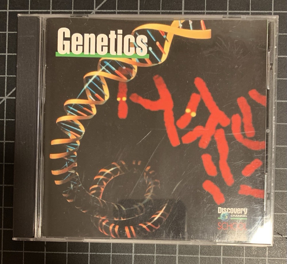 Science Collections - Genetics - Discovery Channel CD ROM Very Clean Disc