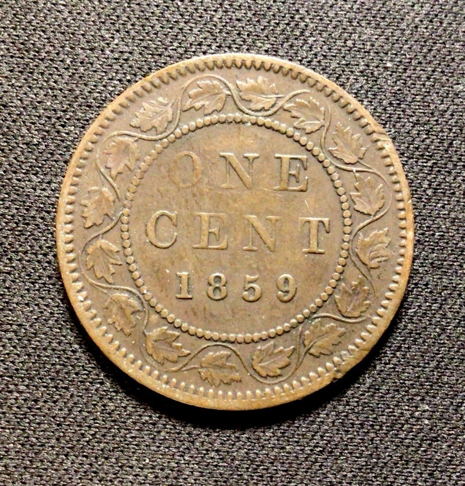 1859 Canada 1 Cent! ENN Coins