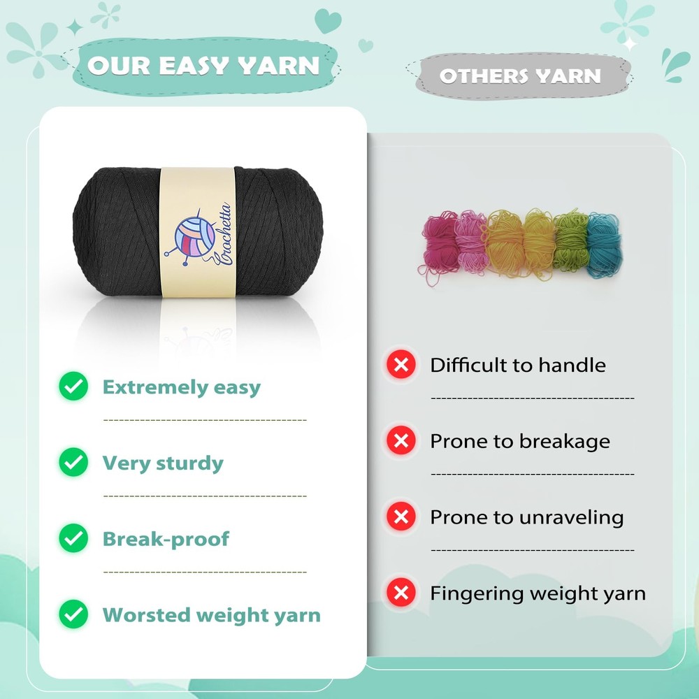 Crochet Kit for Beginners, Starter with Small, Magical Cats