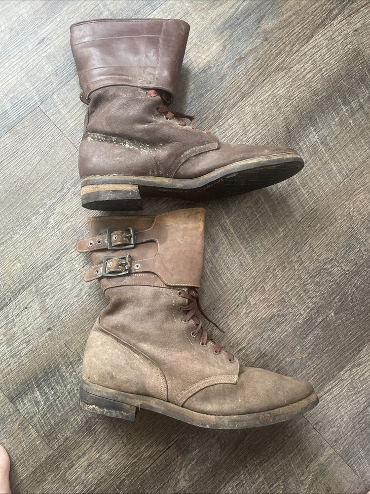 WW2 US Original Double Buckle Boots Size 9