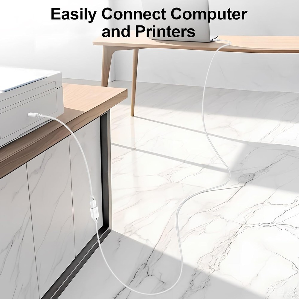 10FT USB to Extension Cord White Type A A Extender Cable USBA...