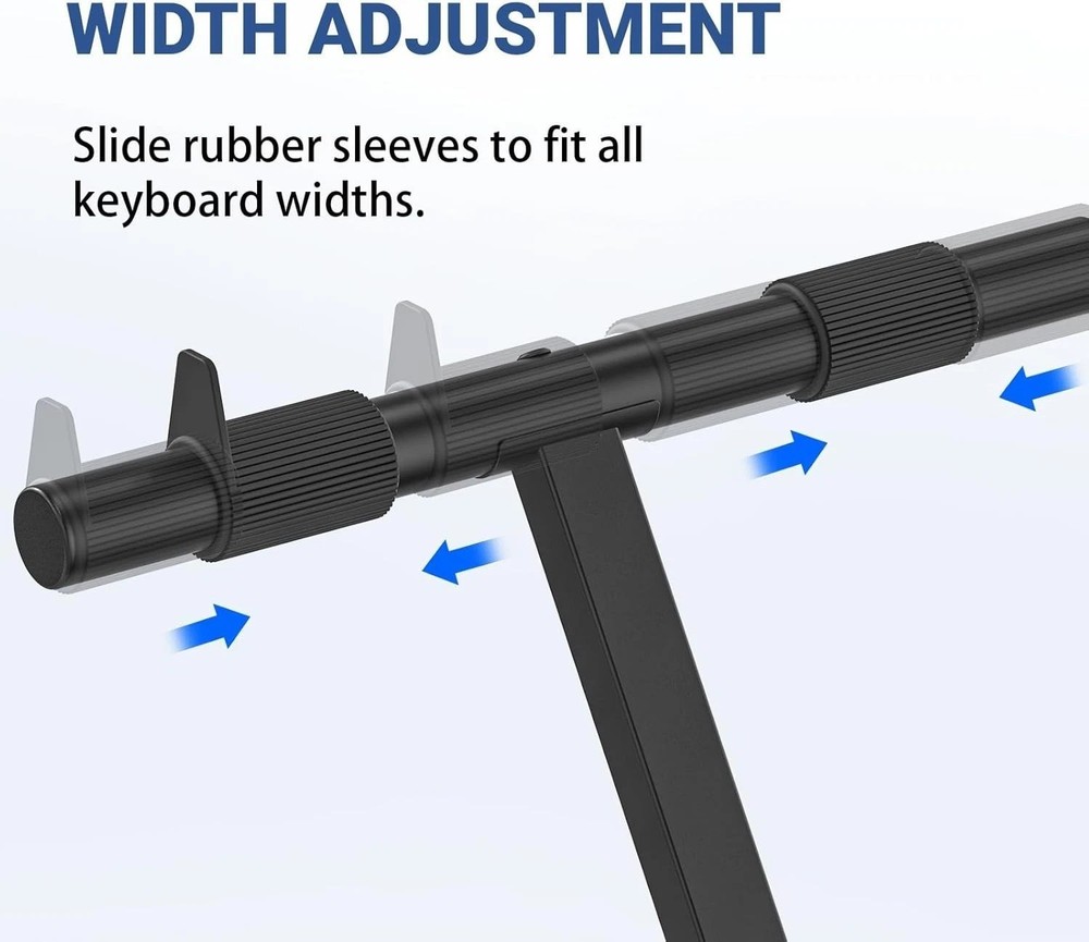 Versatile Digital Piano Stand, 100 lb Capacity