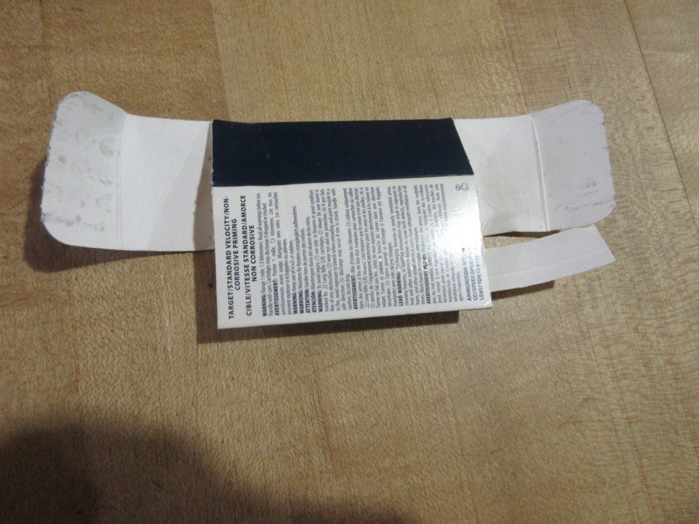 Empty Ammo box 22 cal. CCA Target (#32) (w20)