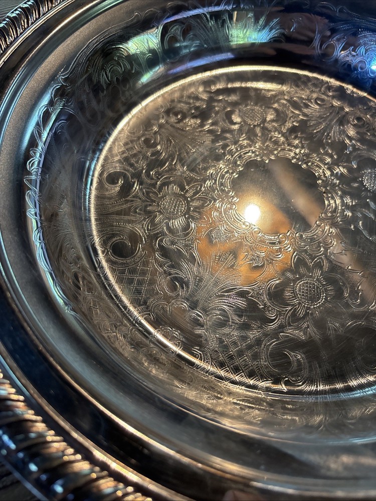 Silver Plated Serving Dishe 11.75” x1.5”