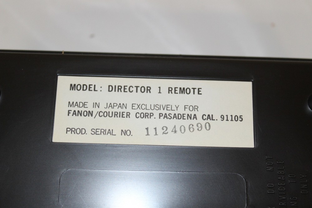 NOS NIB Fanon Courier Director 1 Solid State Intercom Remote Station