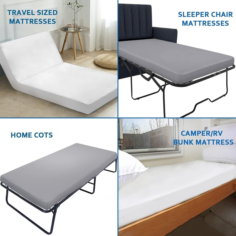 Breathable Microfiber Cot Size Sheet 31" x 75" - Ideal for Sensitive Skin
