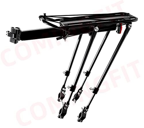 180lbs Capacity Solid Bearings Universal Adjustable Bicycle Luggage Cargo Rack