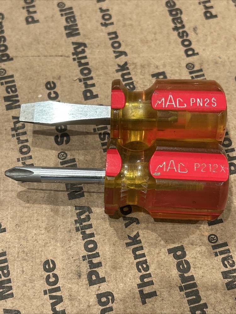 Mac Tools PN2S P212X Stubby Screwdriver Set