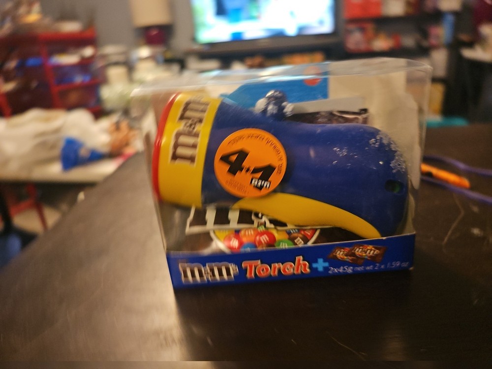 M&M's Torch flashlight with candy