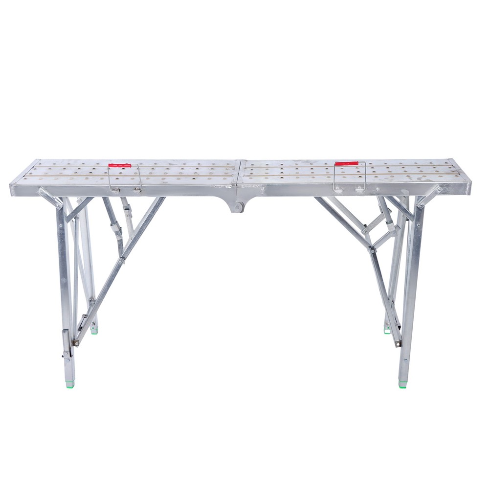 Portable Folding Scaffolding Platform Work Bench Scaffold Step Ladder with Adjus