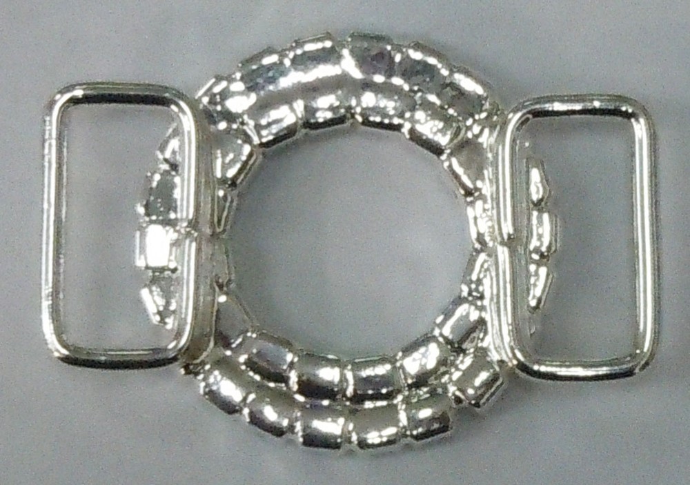 1 5/8 " Czech Crystal Circle Connector #2121
