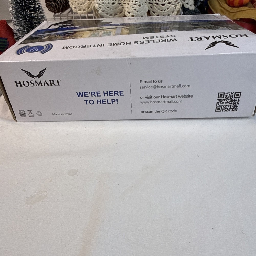 Hosmart HY-777/787 Wireless Home Intercom System - New Open Box