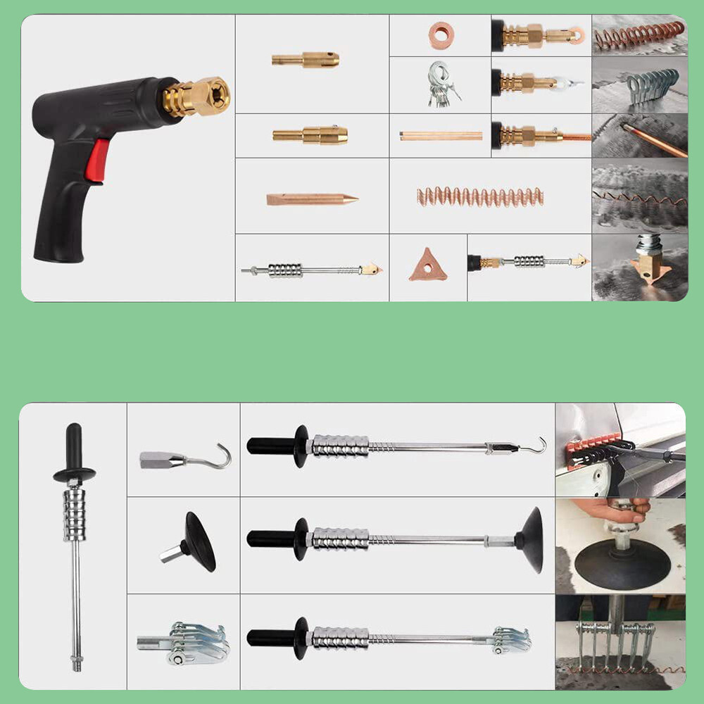 Spot Welder Dent Puller Kit 220V Steel Dent Pulling Machine Car Repair Tool