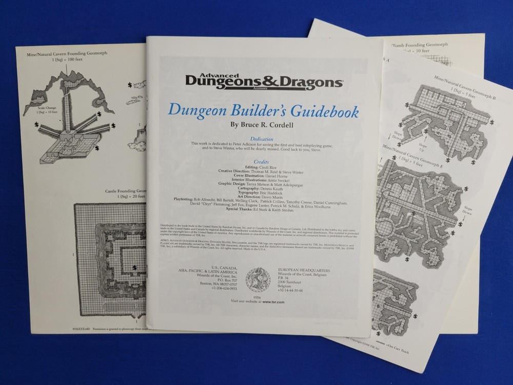 Dungeon Builder's Guidebook - AD&D 9556