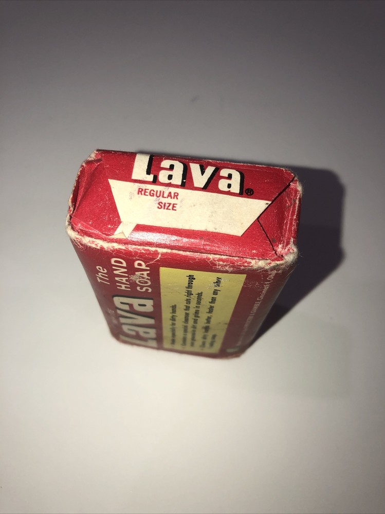 LAVA White Hand Soap Bar Regular Size Vintage Packaging -Unopened