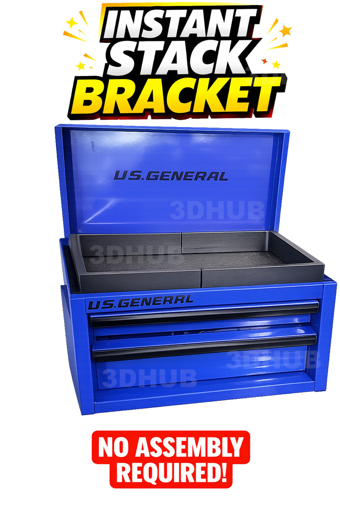 US General Mini Toolbox Riser for Stacking multiple Mini Toolboxes