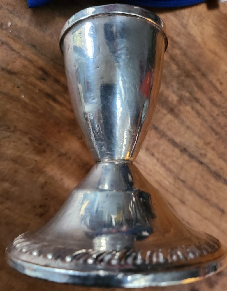 Solid Silver Small Candlestick