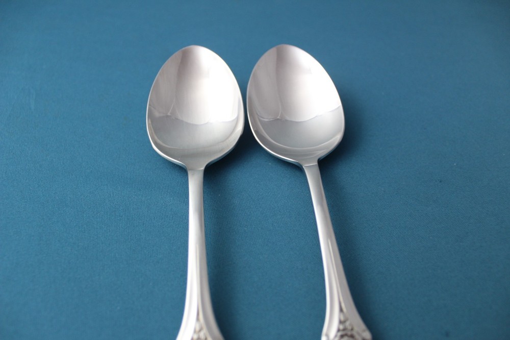Oneida TOUJOURS Serving (2pc Set) Tablespoon Stainless Cube 8 3/8"