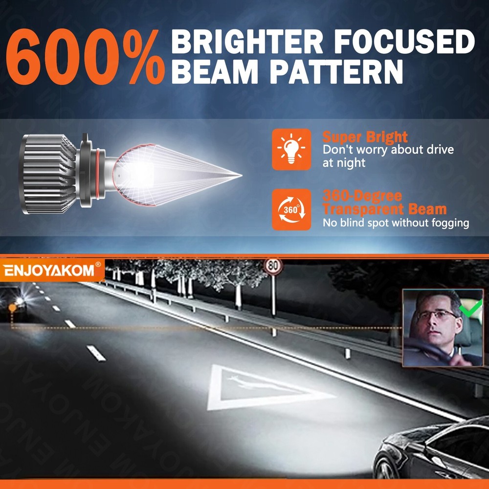 For Chevy Silverado 1500 2500 HD 2003-2006 Combo LED Headlight+ Fog Light Bulbs