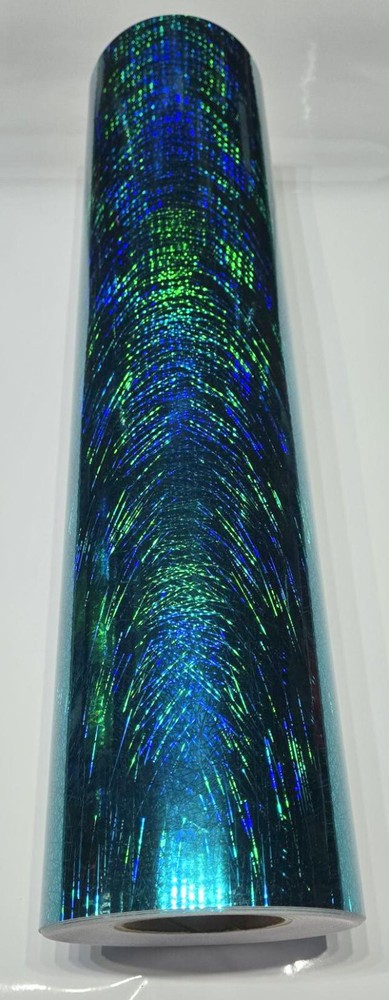 Holographic Teal Light Ray Sign Plotter Cutter Vinyl Roll