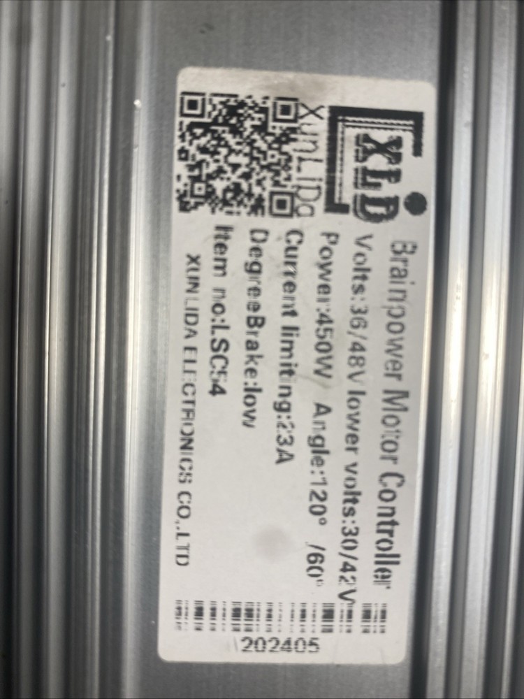 Brainpower Motor Controller 36/48V Lower Power 450W Model LSC54 👋READ