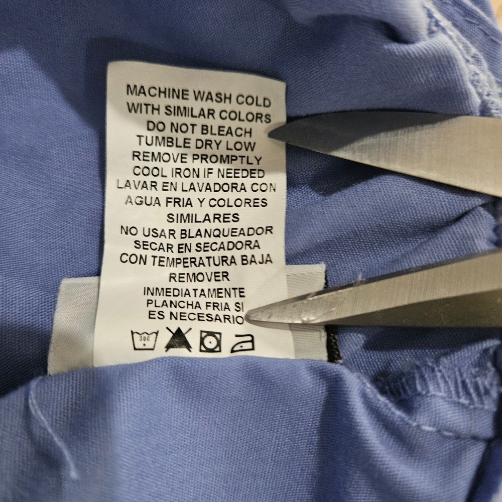2 Piece Scrub Star 3XL Light Blue Scrub Set