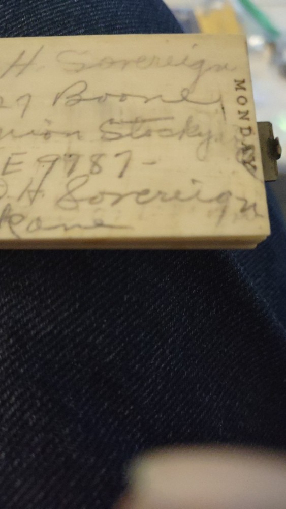 Civil War Era Pocket Calendar