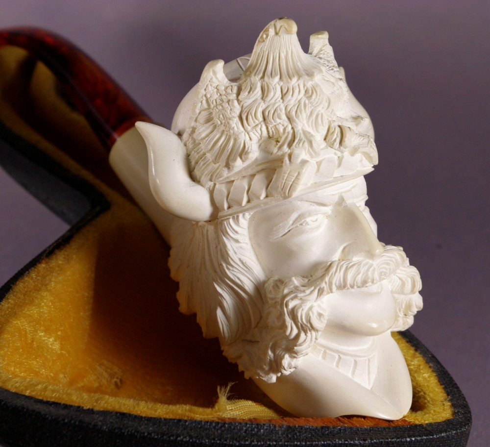 Vintage pipe Meerschaum EAGLE deco pipe (№10)
