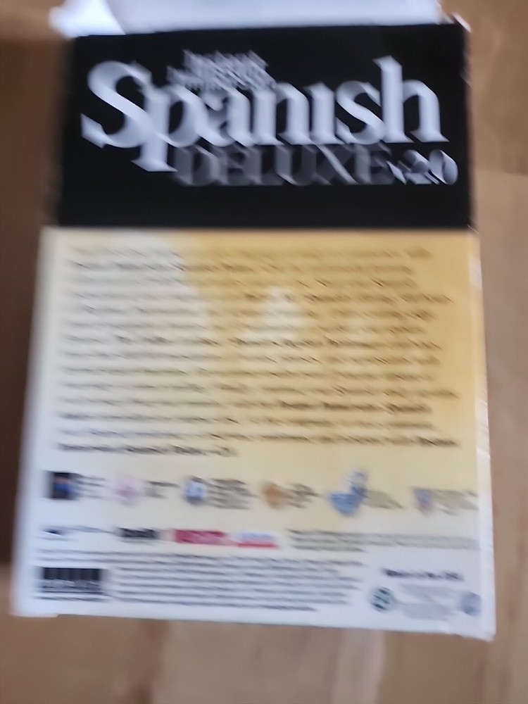 Spanish Deluxe v2.0 Instant Immersion PC 8 CD Rom by Topics