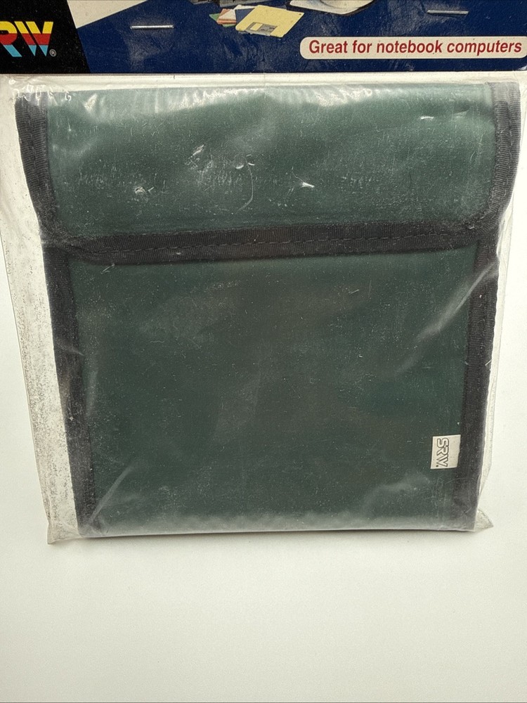 SRW Cd Rom Green wallet 6 Case holder