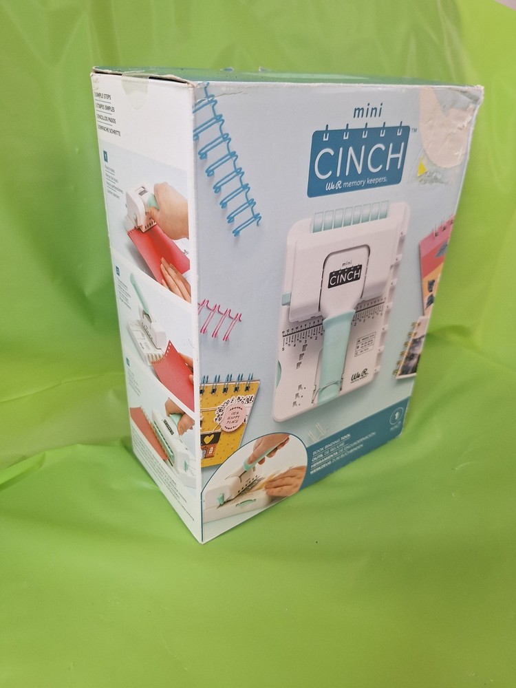 We R Memory Keepers Mini Cinch Book Binding Tool In Box EUC
