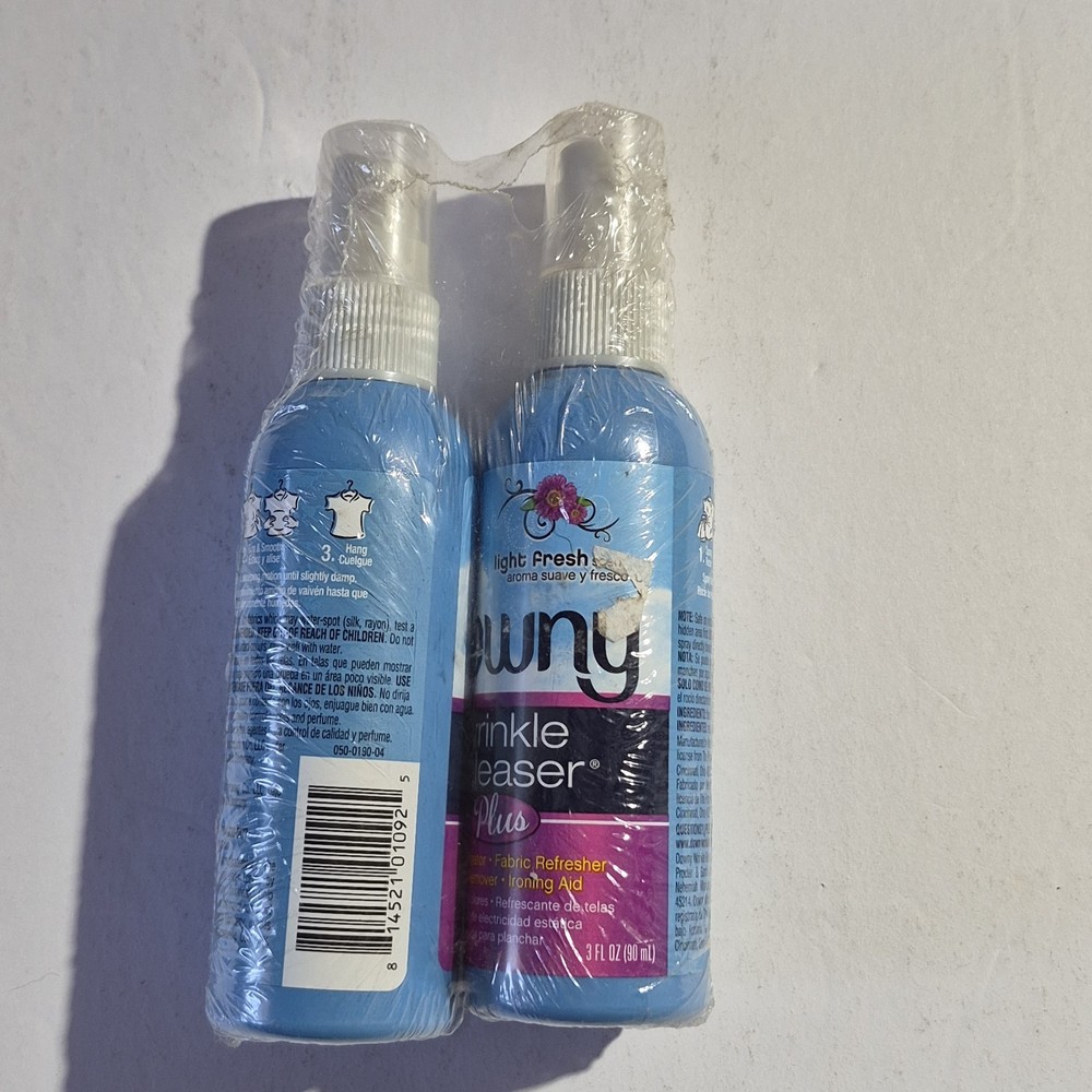 Downy Wrinkle Releaser Plus Static Remover Spray Original Light Fresh Scent 3oz