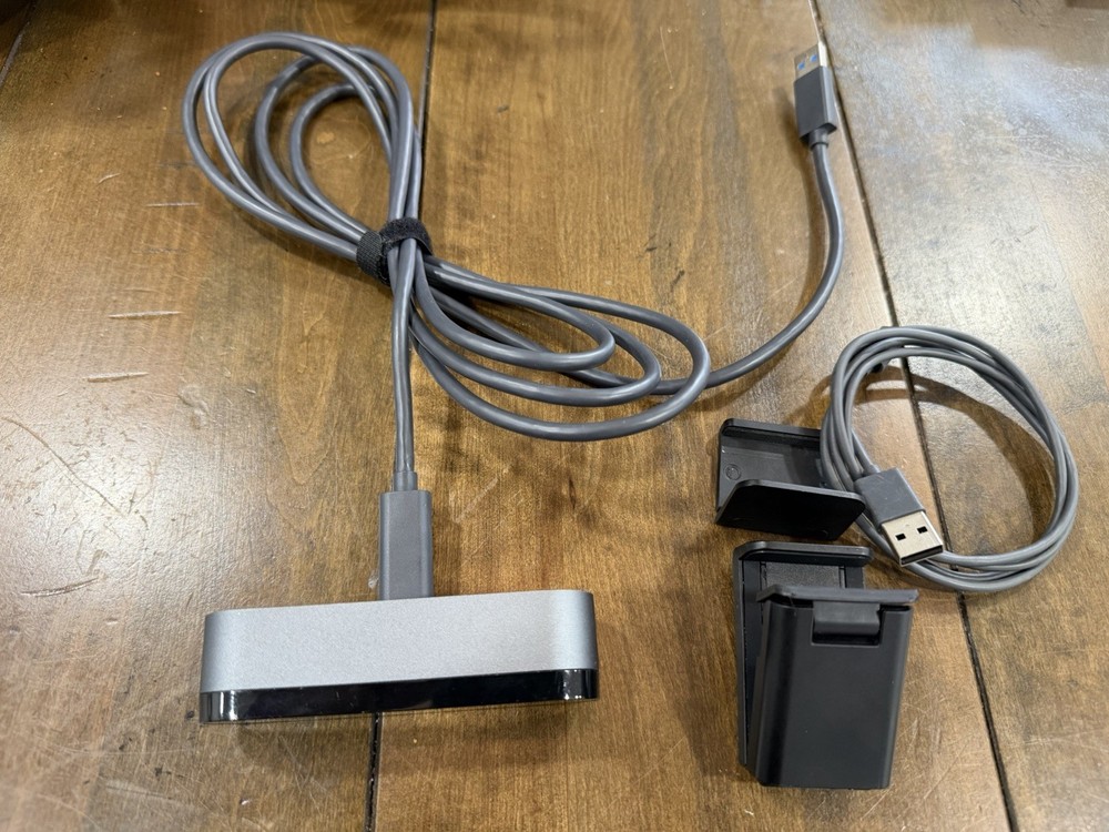 Logitech USB-C Webcam with Mounts Black Gray for Video Conferencing Streaming