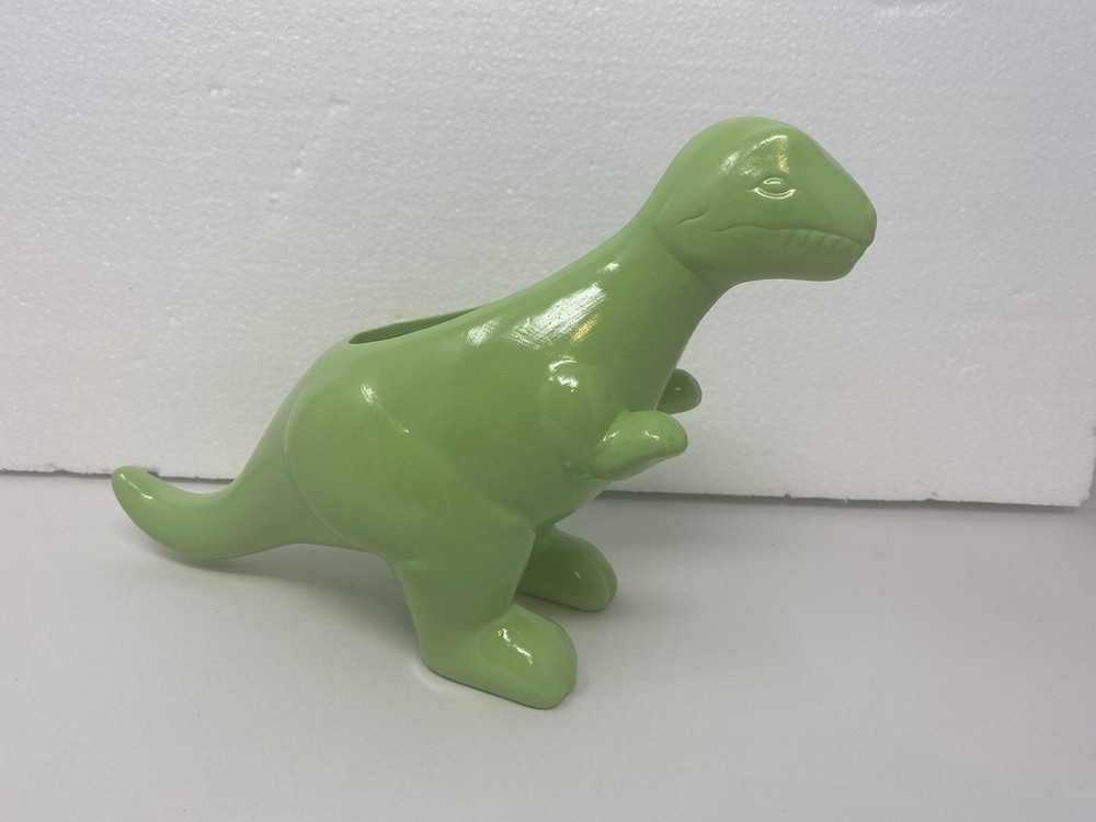 T-Rex Dinosaur Ceramic Planter