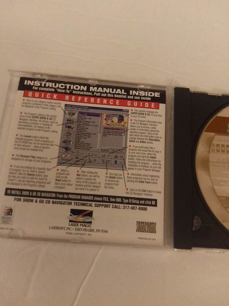 Super Value Pak 251 Shareware Programs On CD-ROM For Windows 3.1 to XP LN